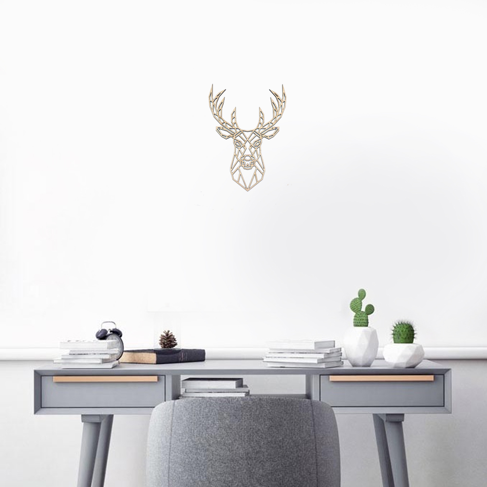 Geometric Stag - Plywood